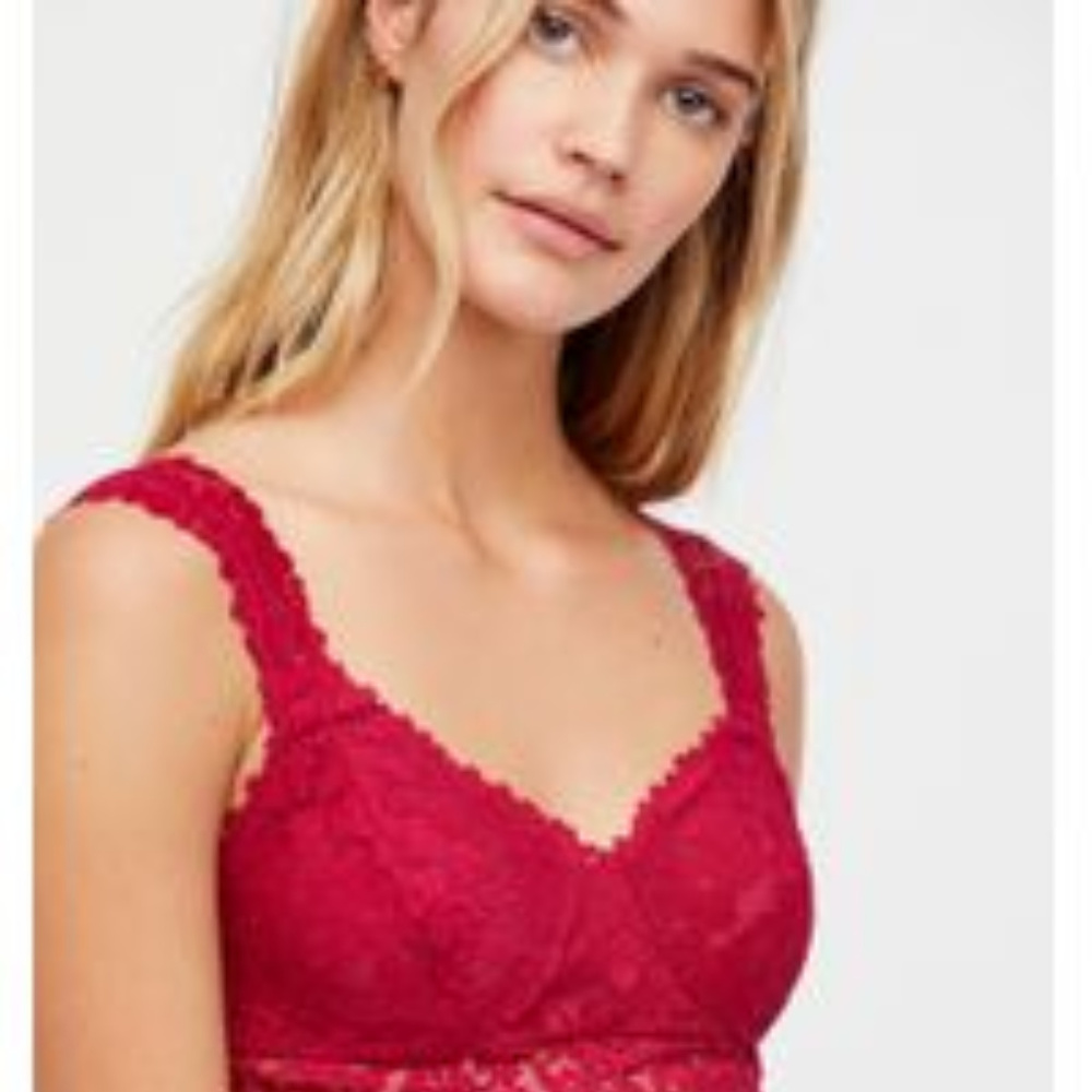 14. 🆕️ Free People Intimately Dream Away Lace Brami - Picture 3 of 7